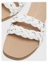  image of new-look-wide-fitnbsppu-woven-strap-slider-white