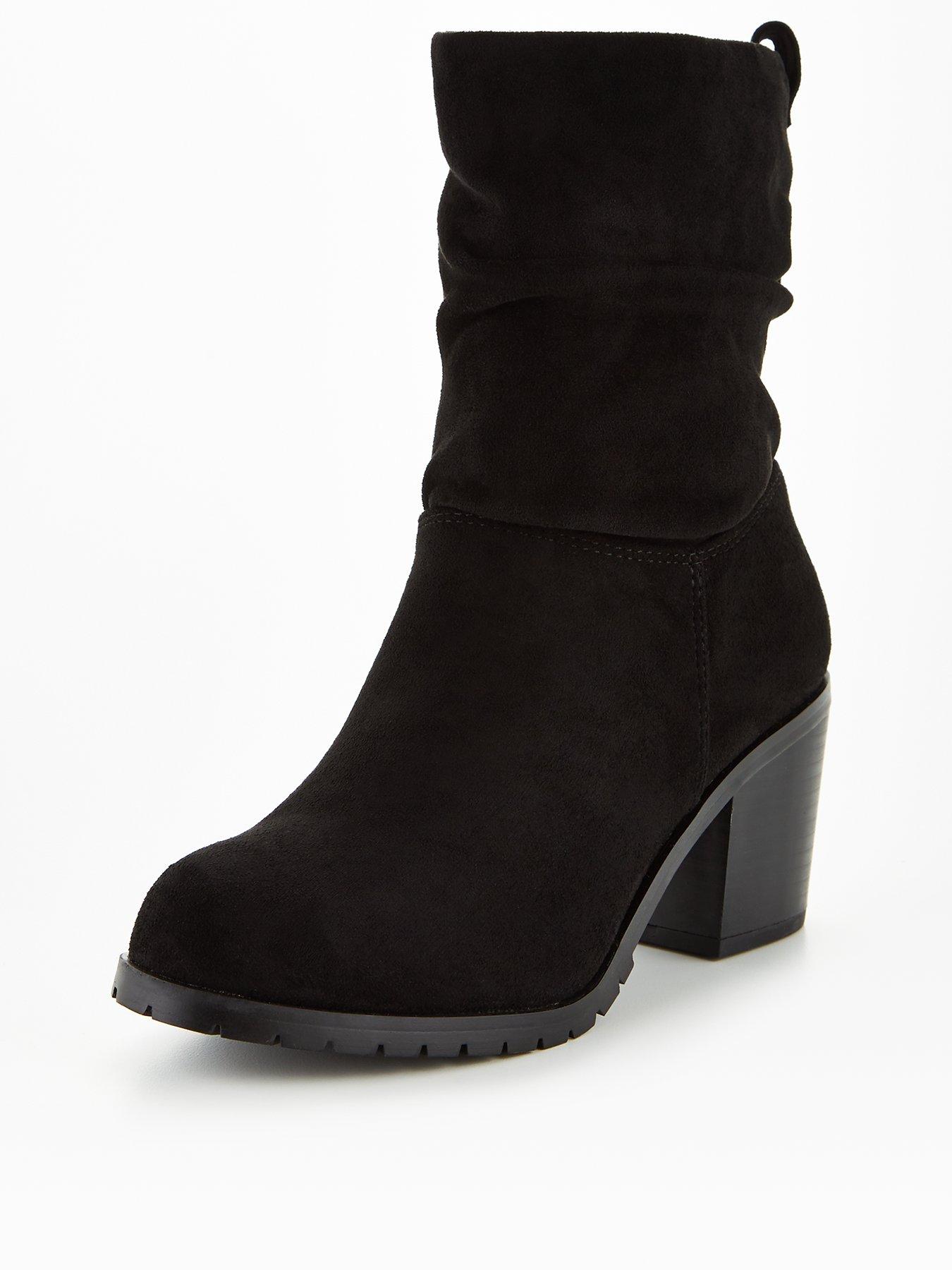 low calf boots