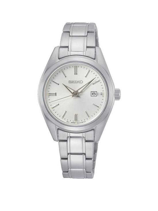 front image of seiko-date-dial-stainless-steel-bracelet-ladies-watch