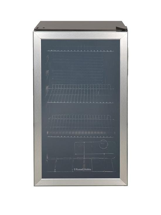 front image of russell-hobbs-rhbc48ss-beer-amp-wine-drinks-cooler-stainless-steel