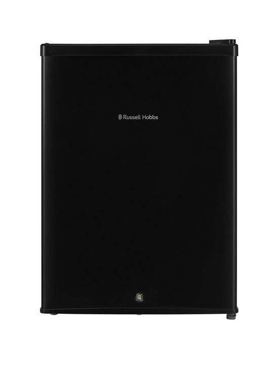 front image of russell-hobbs-rhttf67b-lck-under-counter-mini-fridge-cooler-black