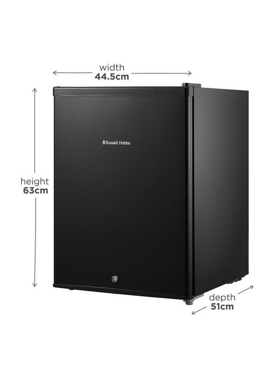 stillFront image of russell-hobbs-rhttf67b-lck-under-counter-mini-fridge-cooler-black