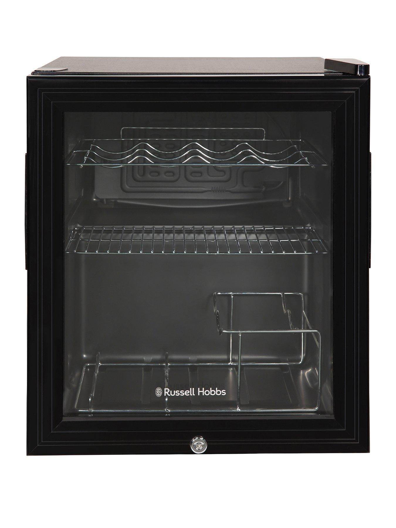 Russell Hobbs RHGWC1BCLCK Beer & Wine Drinks Mini Fridge with Lock