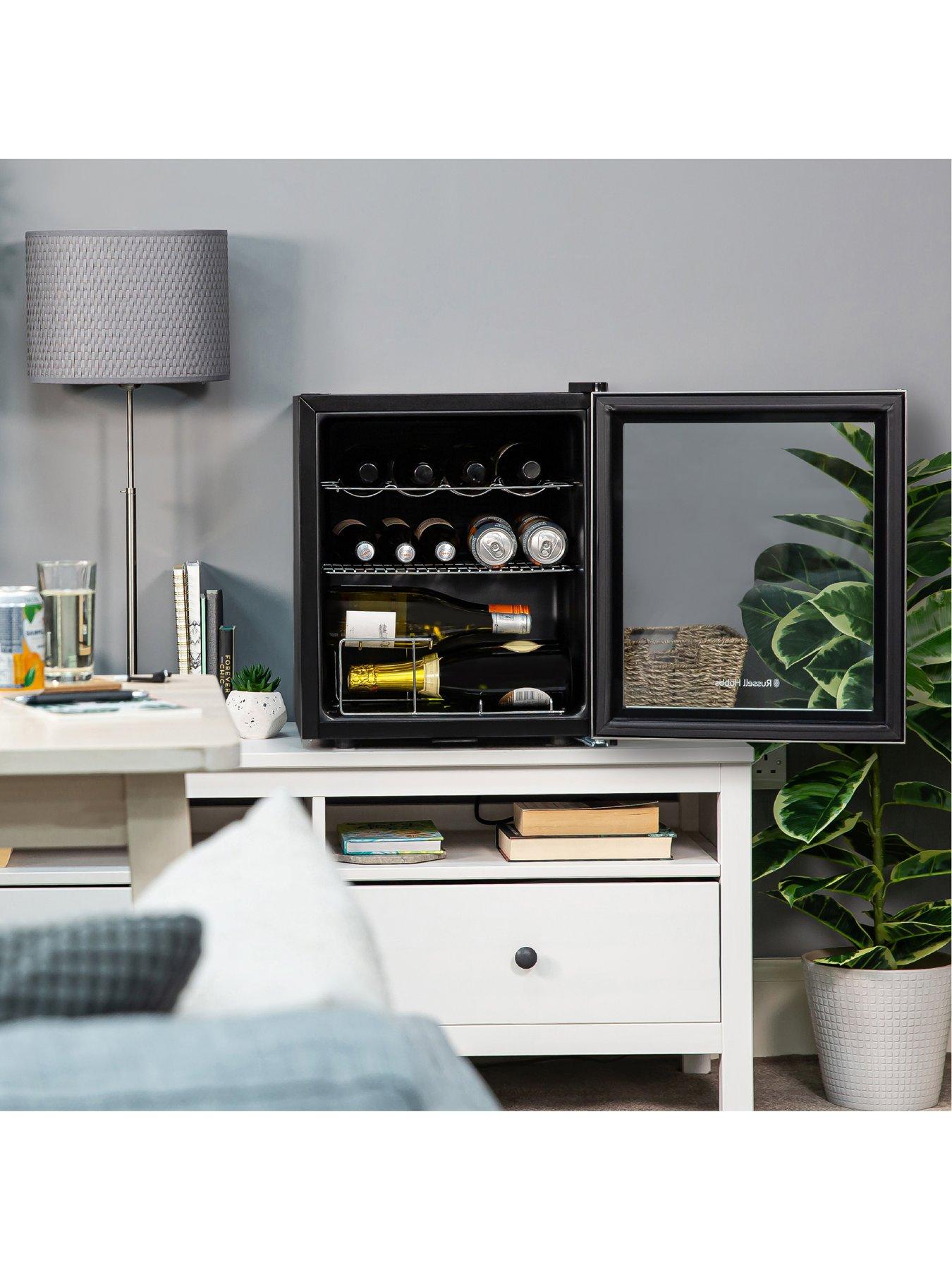 Image 5 of 8 of Russell Hobbs RHGWC3SS-C-LCK Beer &amp; Wine Drinks Mini Fridge with Lock&nbsp;- Stainless Steel