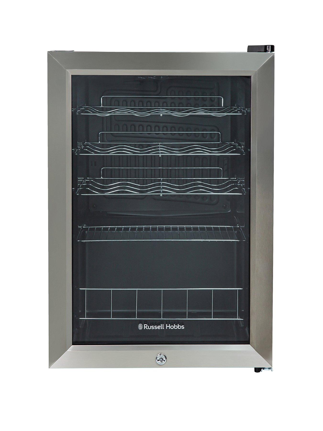 Image 1 of 8 of Russell Hobbs RHGWC4SS-LCK Beer &amp; Wine Drinks Cooler with Lock- Stainless Steel