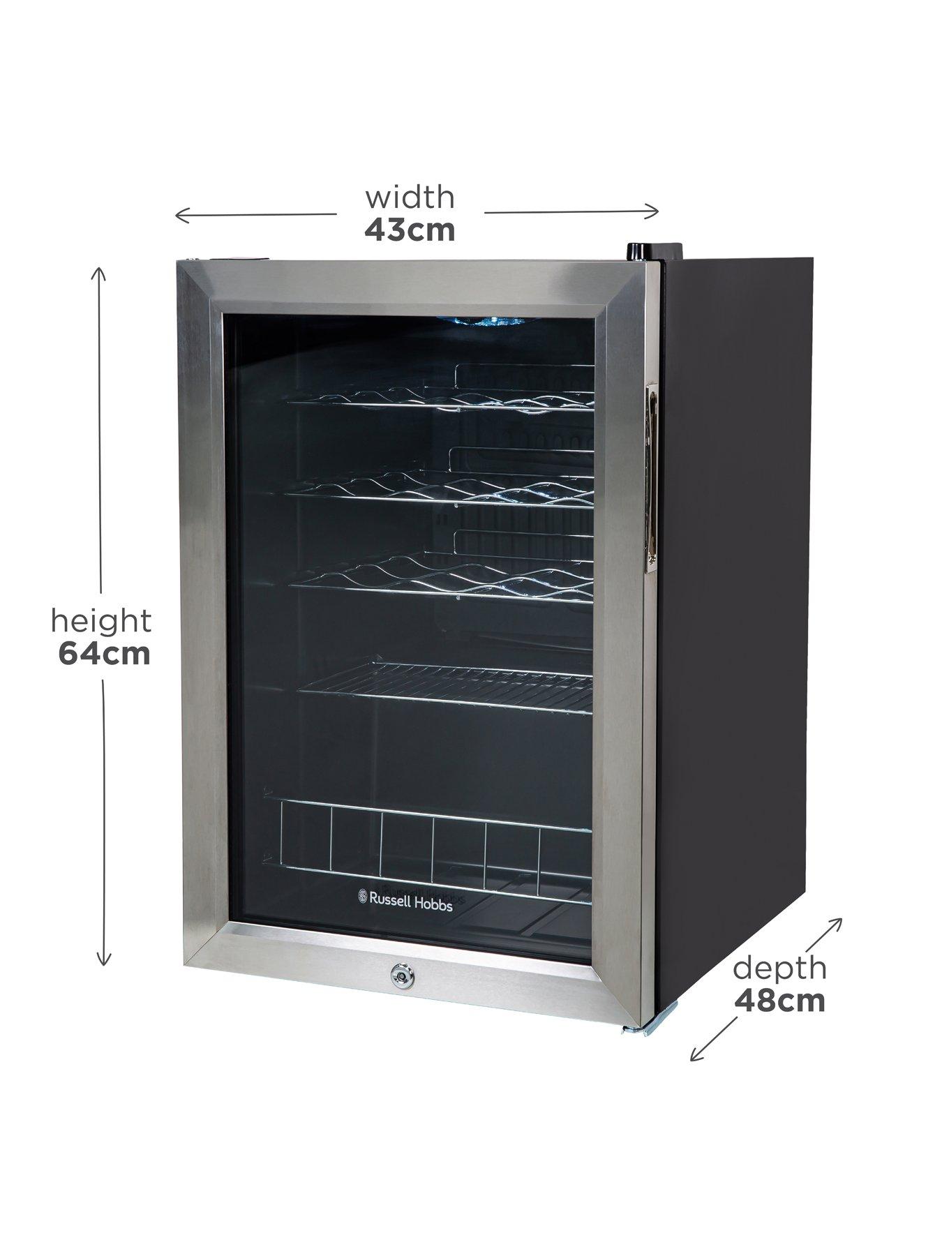 Image 2 of 8 of Russell Hobbs RHGWC4SS-LCK Beer &amp; Wine Drinks Cooler with Lock- Stainless Steel
