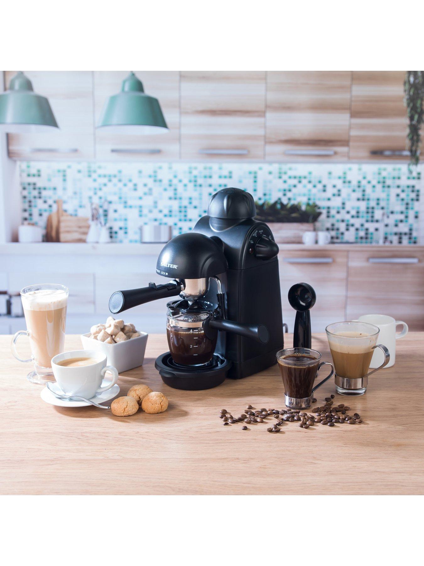  image of salter-ek3131-espressimo-barista-style-coffee-machine-with-tempered-glass-cup