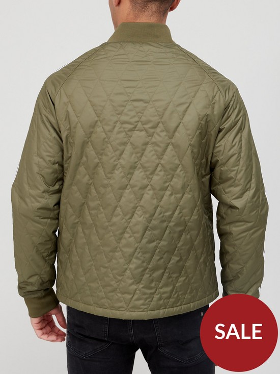 stillFront image of adidas-originals-quilted-jacket-khaki