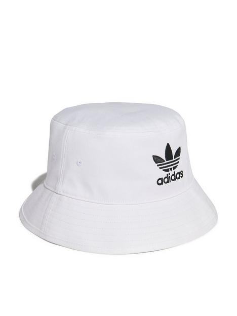 adidas-originals-trefoil-bucket-hat-white