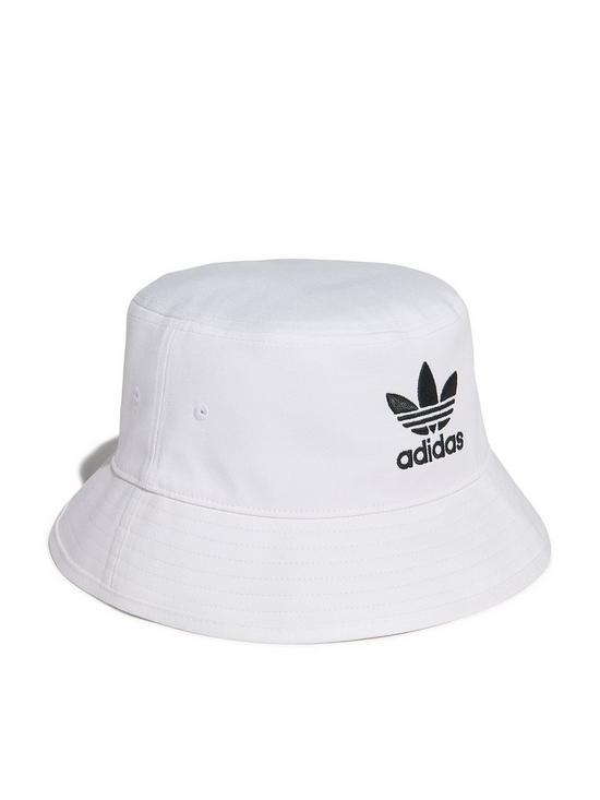 front image of adidas-originals-originals-trefoil-bucket-hat