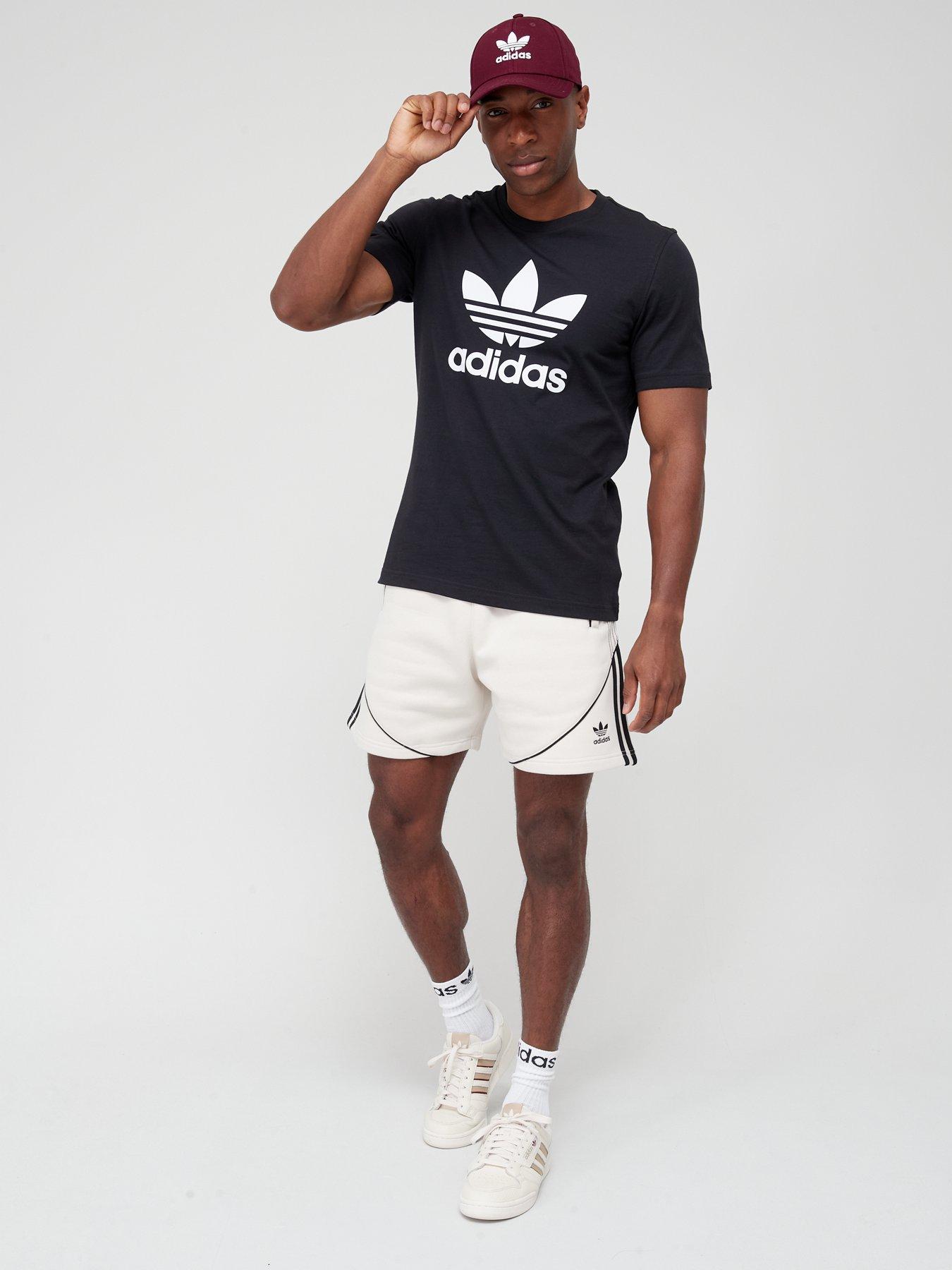 Adidas t shirt outlet mens black