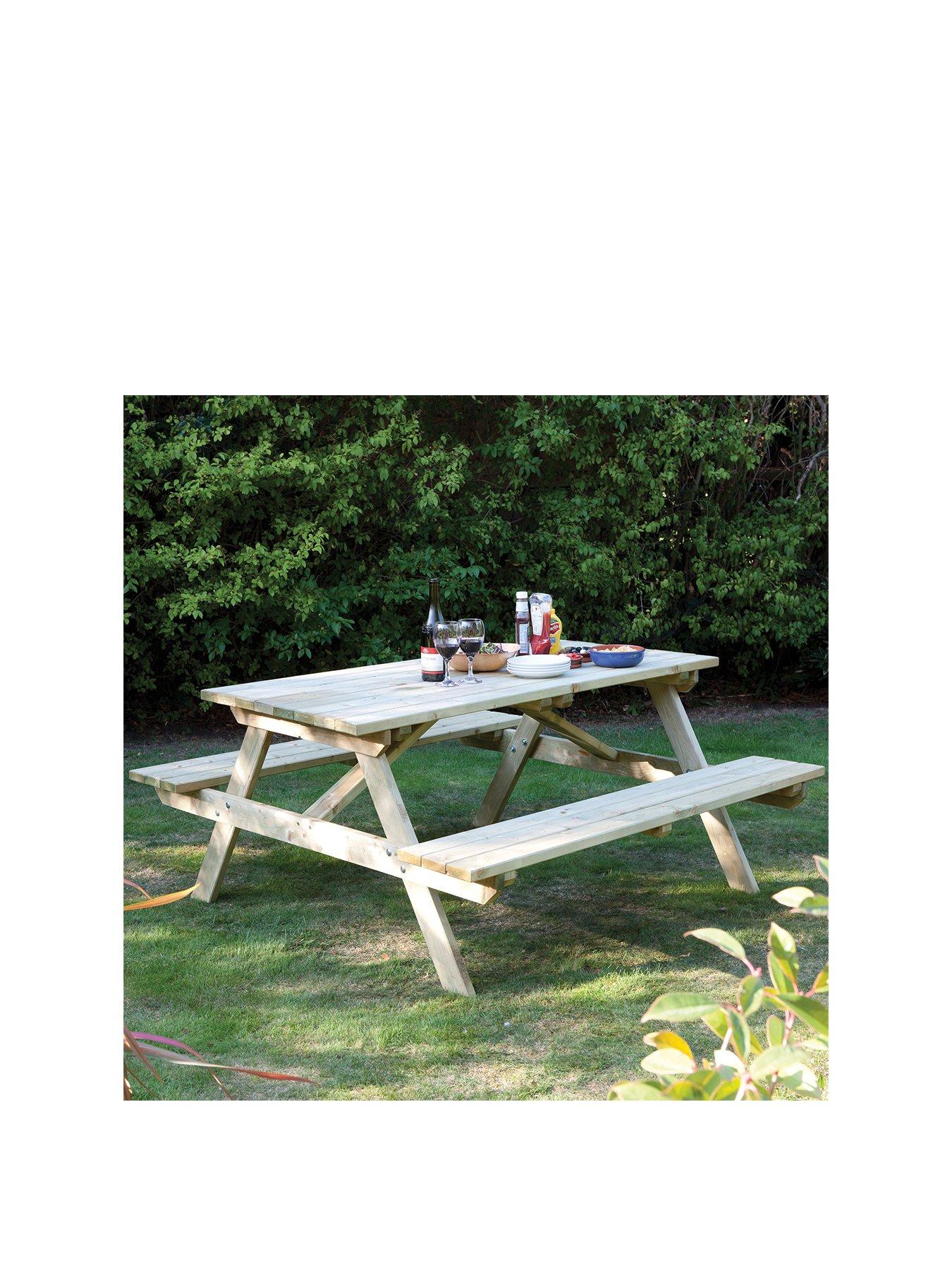 Image 1 of 1 of Rowlinson Premier Heavy Duty Picnic Table 1.5m