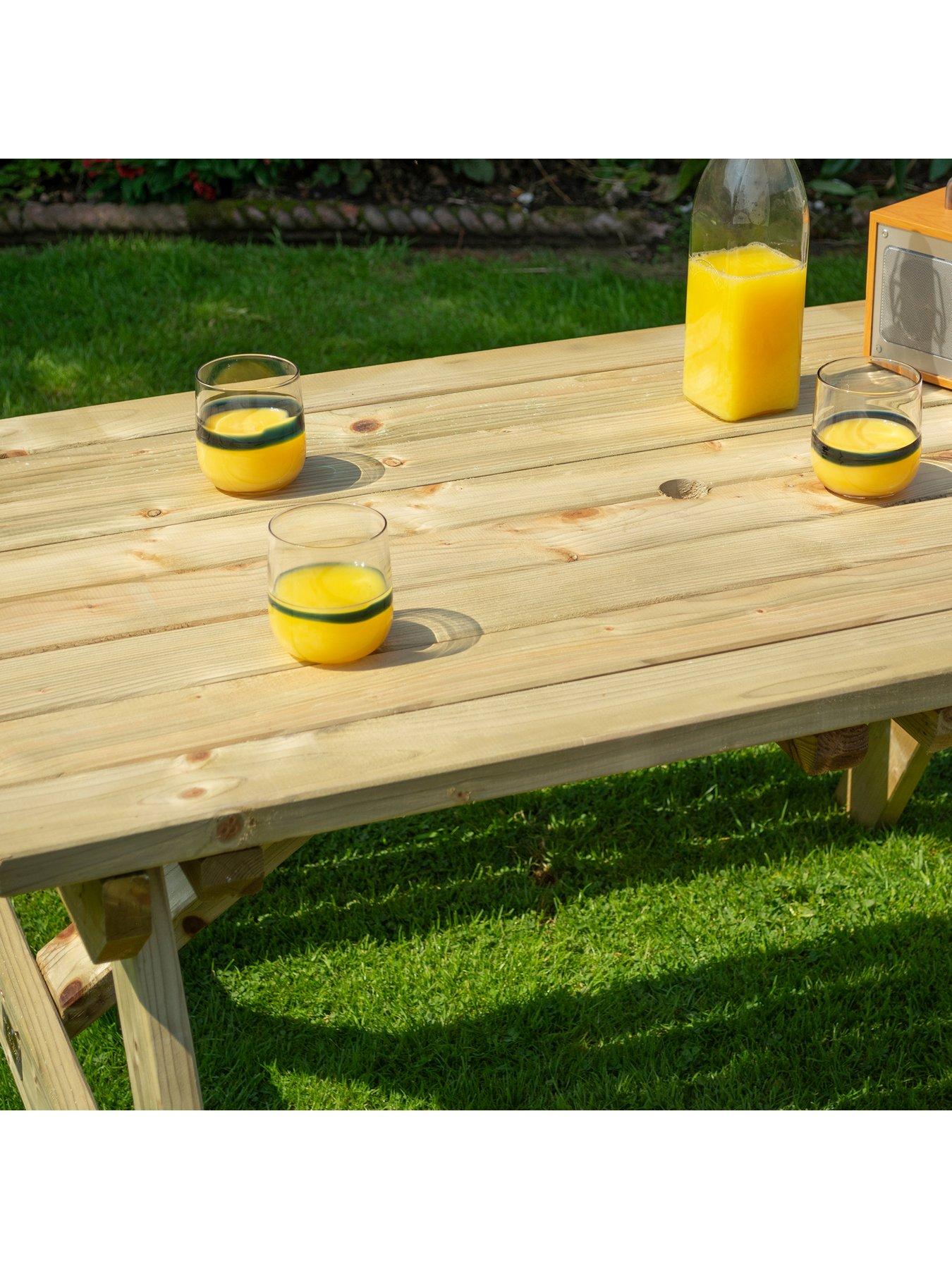 Image 2 of 7 of Rowlinson 4ft Picnic Bench