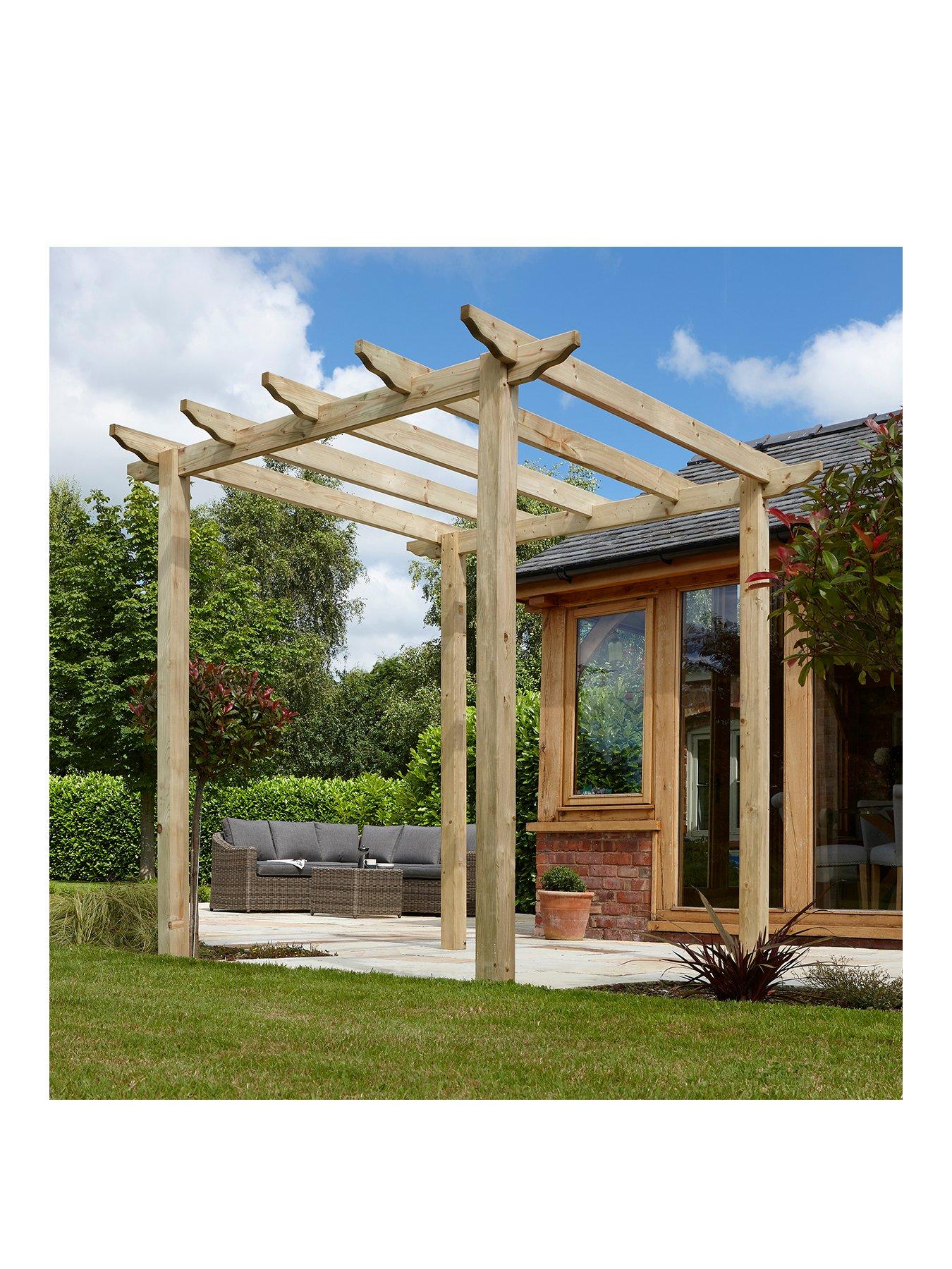 undefined Traditional Wooden Pergola
