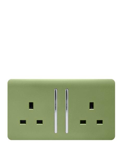 trendiswitch-2g-13a-switched-socket-moss-green