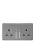  image of trendiswitch-2g-13a-switched-socket-light-grey
