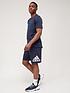  image of adidas-badge-of-sport-sweat-shorts-navywhite