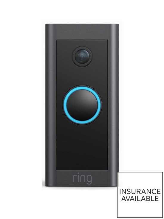 front image of ring-video-doorbell-wired