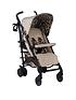  image of my-babiie-dani-dyer-fawn-leopard-lightweight-stroller