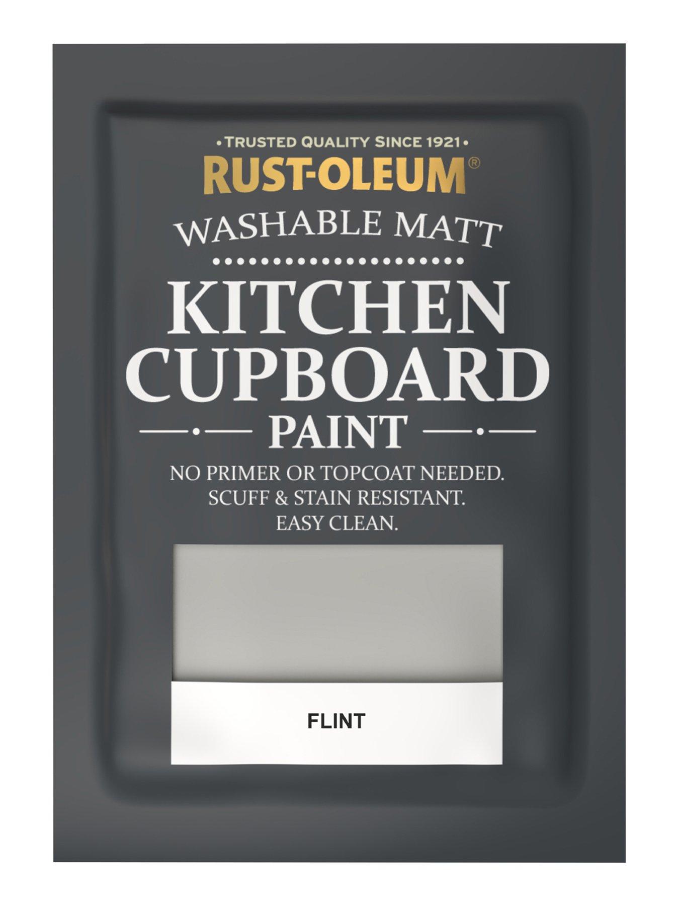 Image 4 of 4 of Rust-Oleum Kitchen Cupboard Paint in Flint &ndash; 750 ml Tin