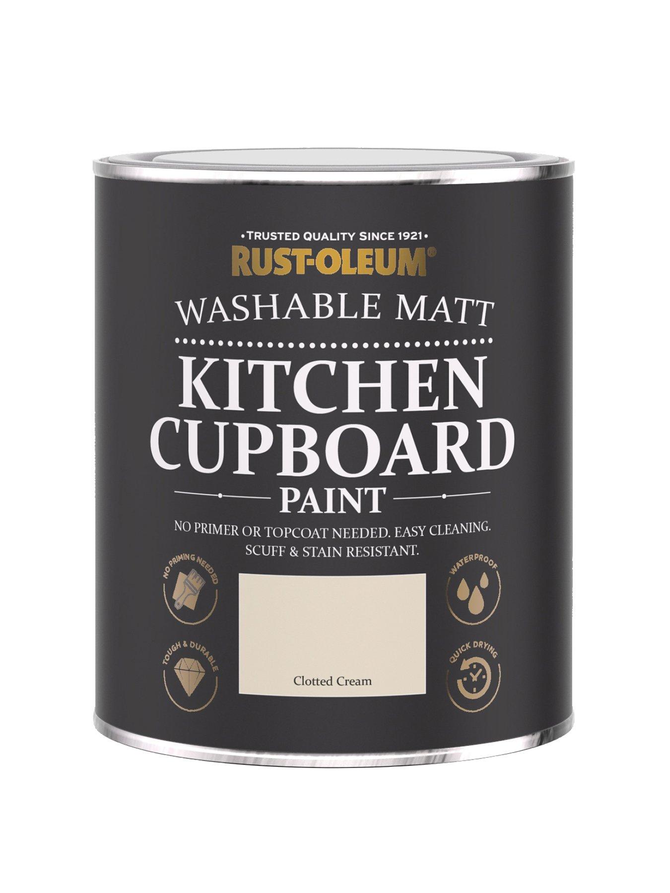 Image 1 of 4 of Rust-Oleum Kitchen Cupboard Paint - Clotted Cream&nbsp;