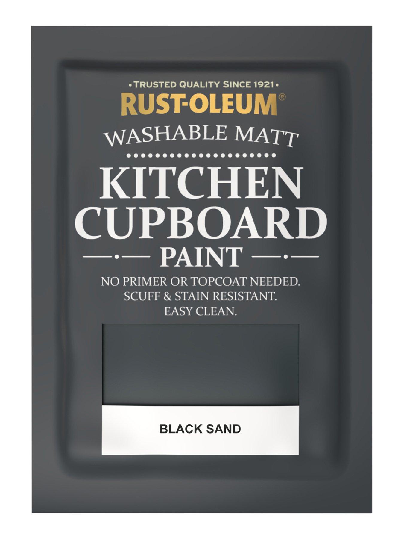 Image 4 of 4 of Rust-Oleum Kitchen Cupboard Paint - Black Sand