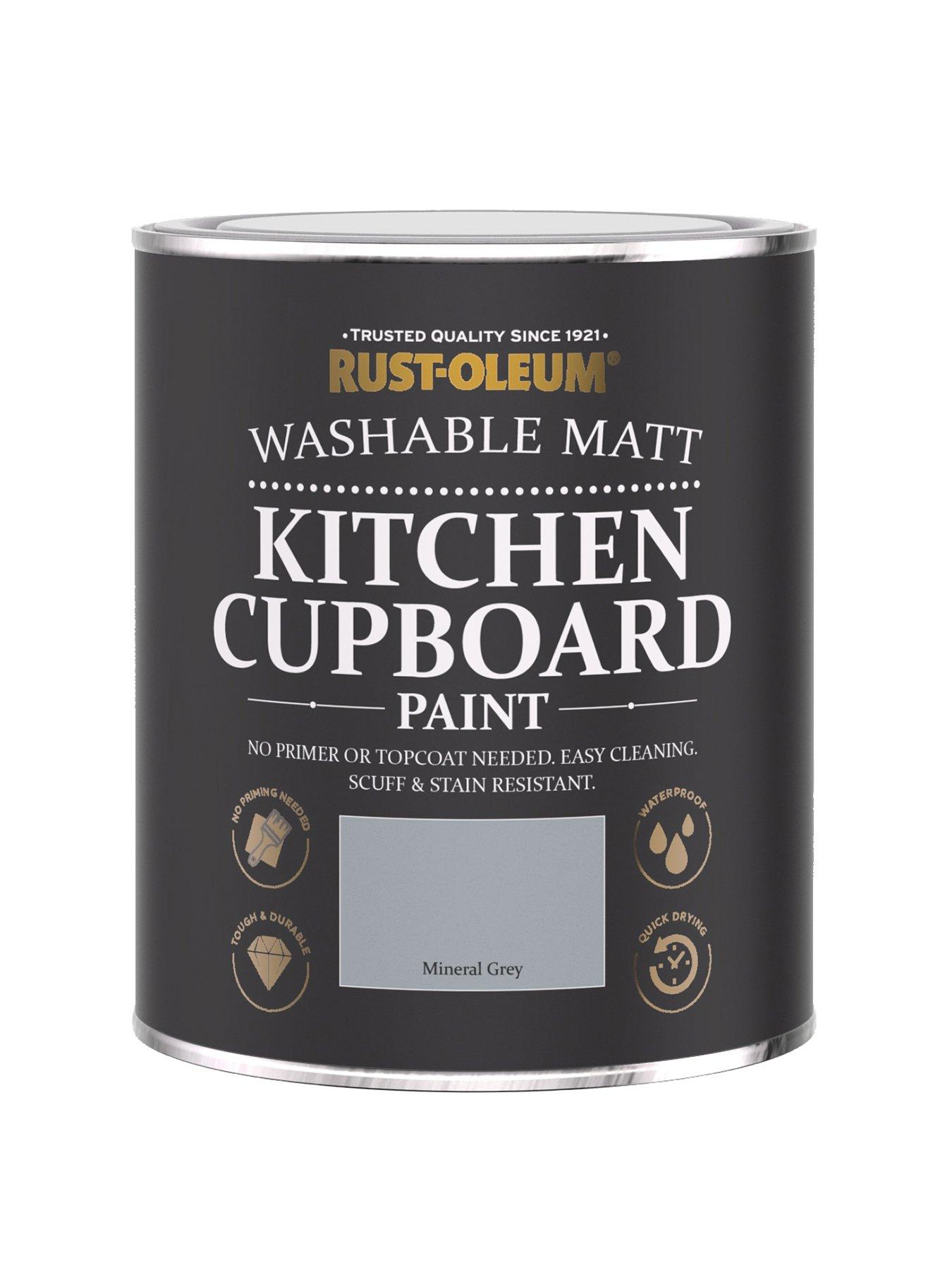 Rust-Oleum Matt Finish Kitchen Cupboard Paint in Mineral Grey