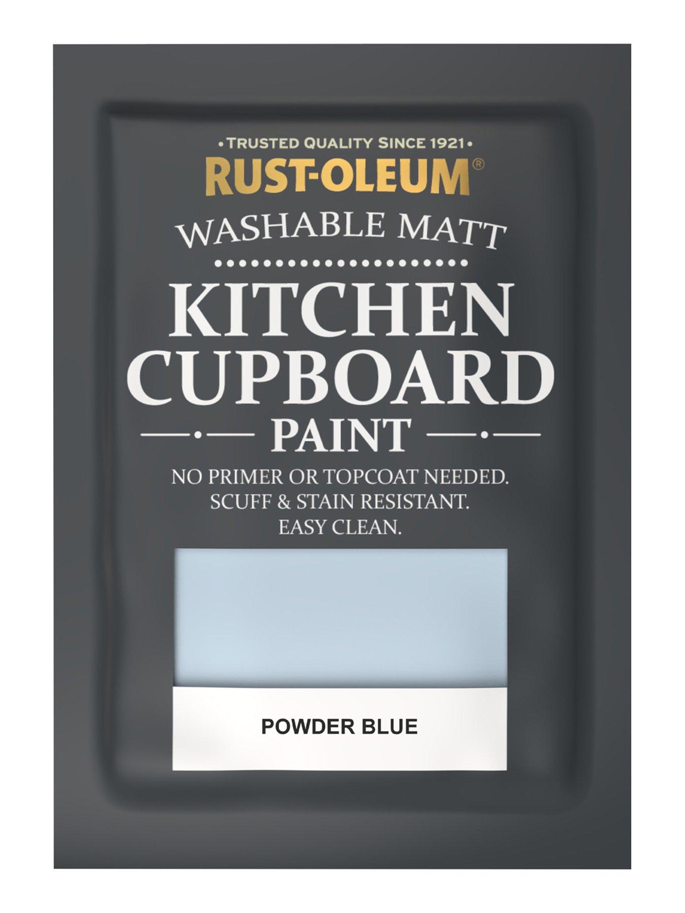  image of rust-oleum-kitchen-cupboard-paint-in-powder-blue-ndash-750-ml-tin