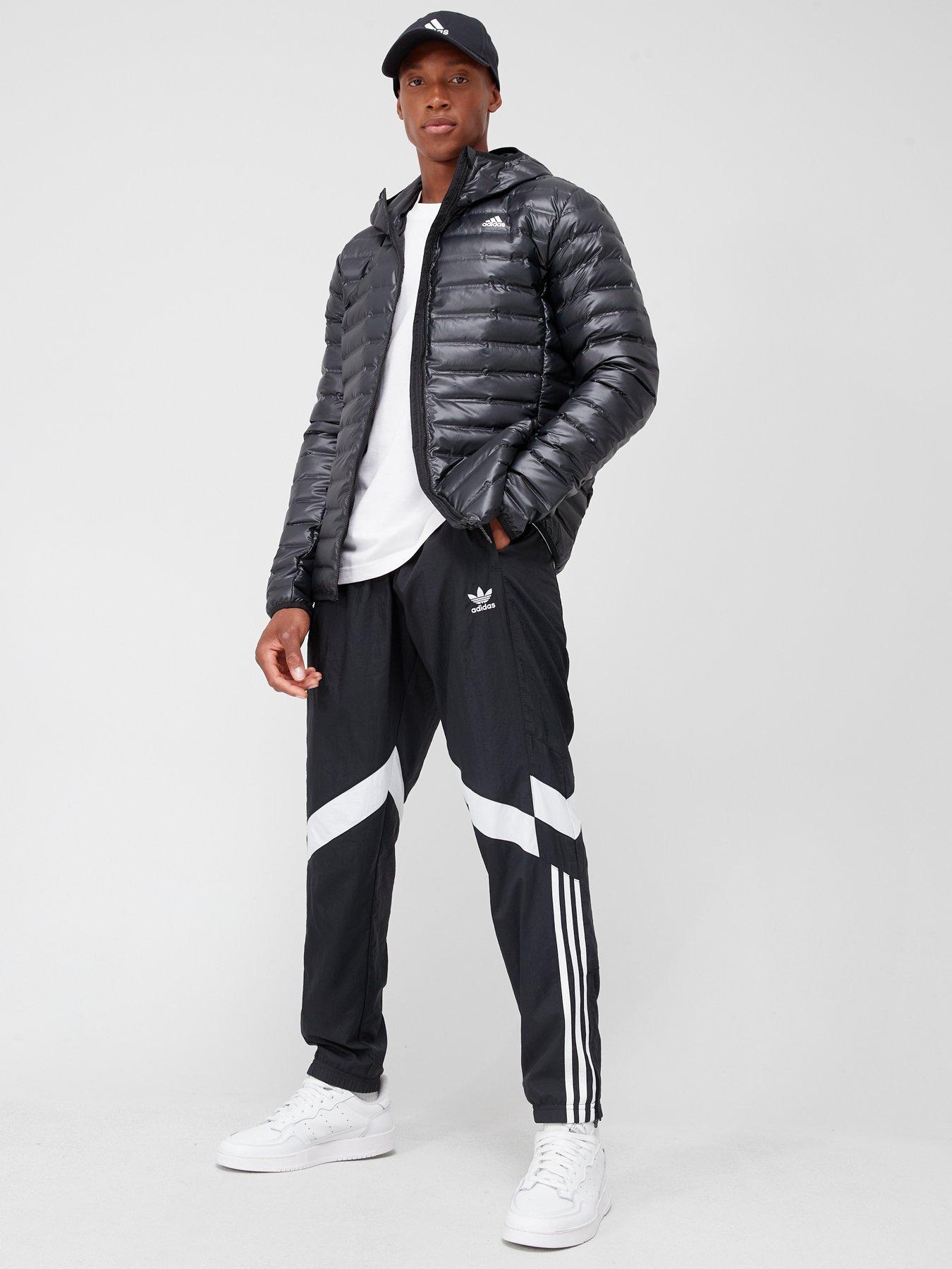 adidas varilite hooded down jacket black