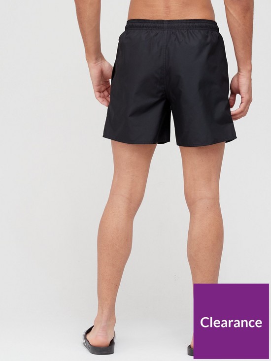 stillFront image of adidas-solid-swim-shorts-black