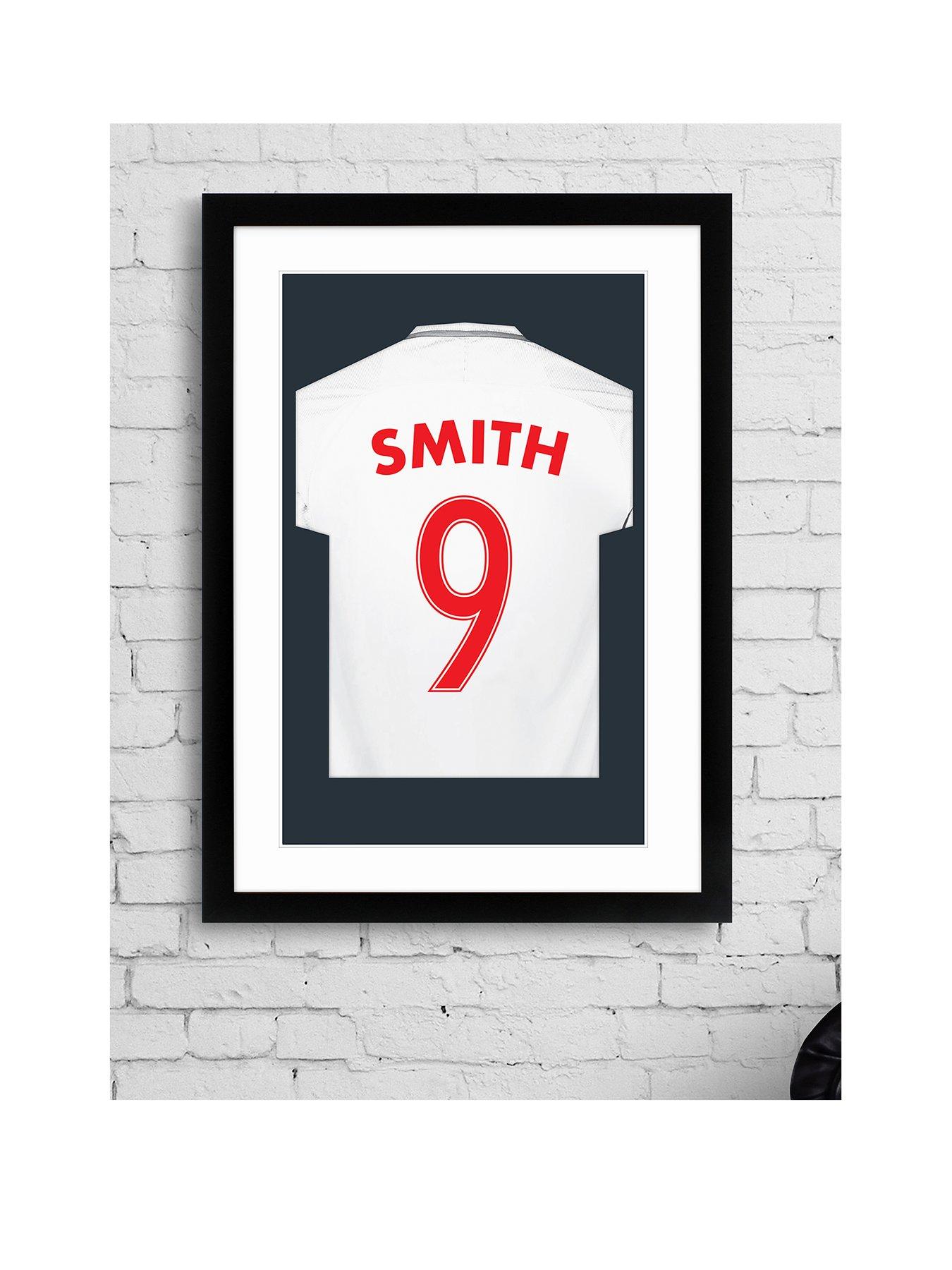 Personalised England Football Shirt Print