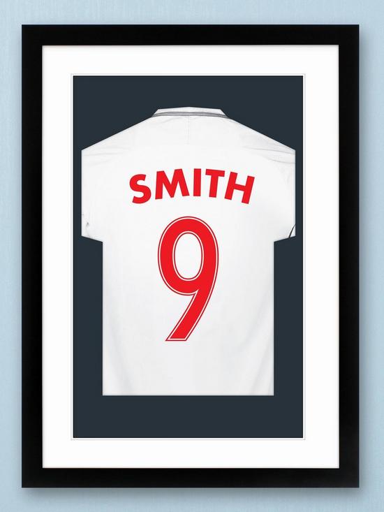 stillFront image of personalised-england-football-shirt-print