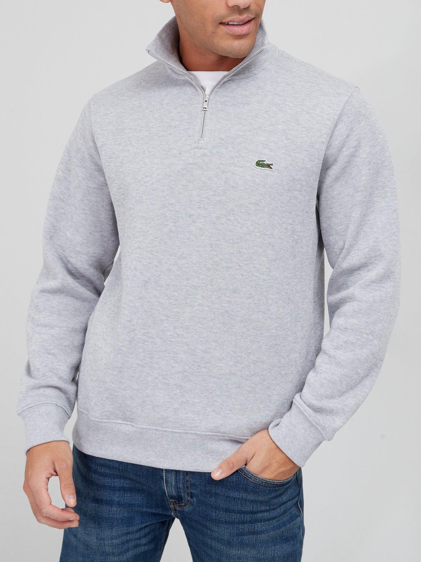 Light grey quarter zip best sale