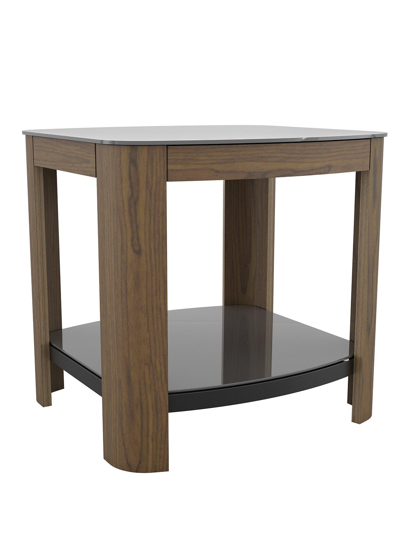 AVF Affinity Side Table Walnut/Black