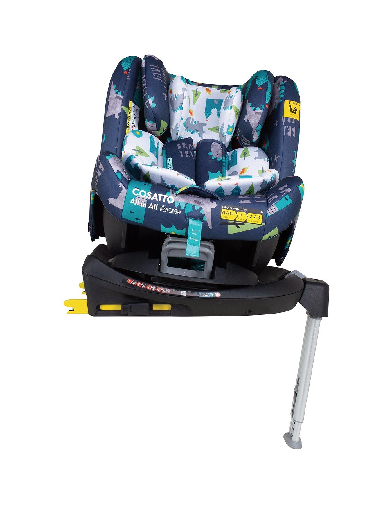 Image 1 of 7 of Cosatto All in All 360 Rotate 0+/1/2/3 ISOFIX Birth To 12 Years Car Seat - Dragon Kingdom