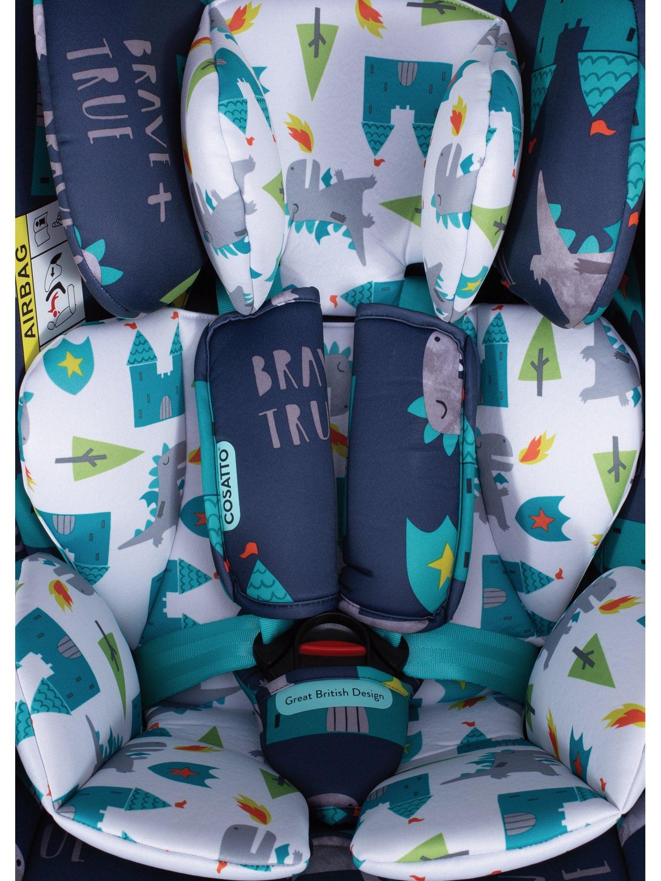 Image 6 of 7 of Cosatto All in All 360 Rotate 0+/1/2/3 ISOFIX Birth To 12 Years Car Seat - Dragon Kingdom