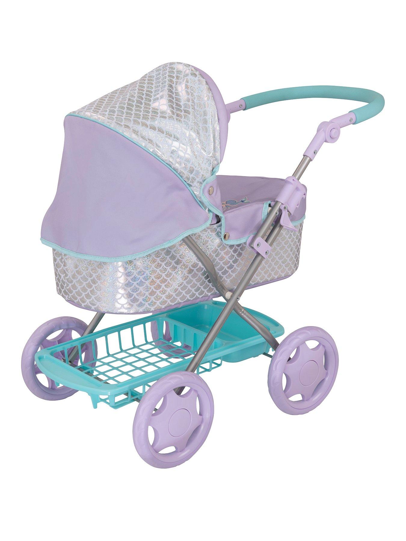 Mermaid Princess Doll Pram