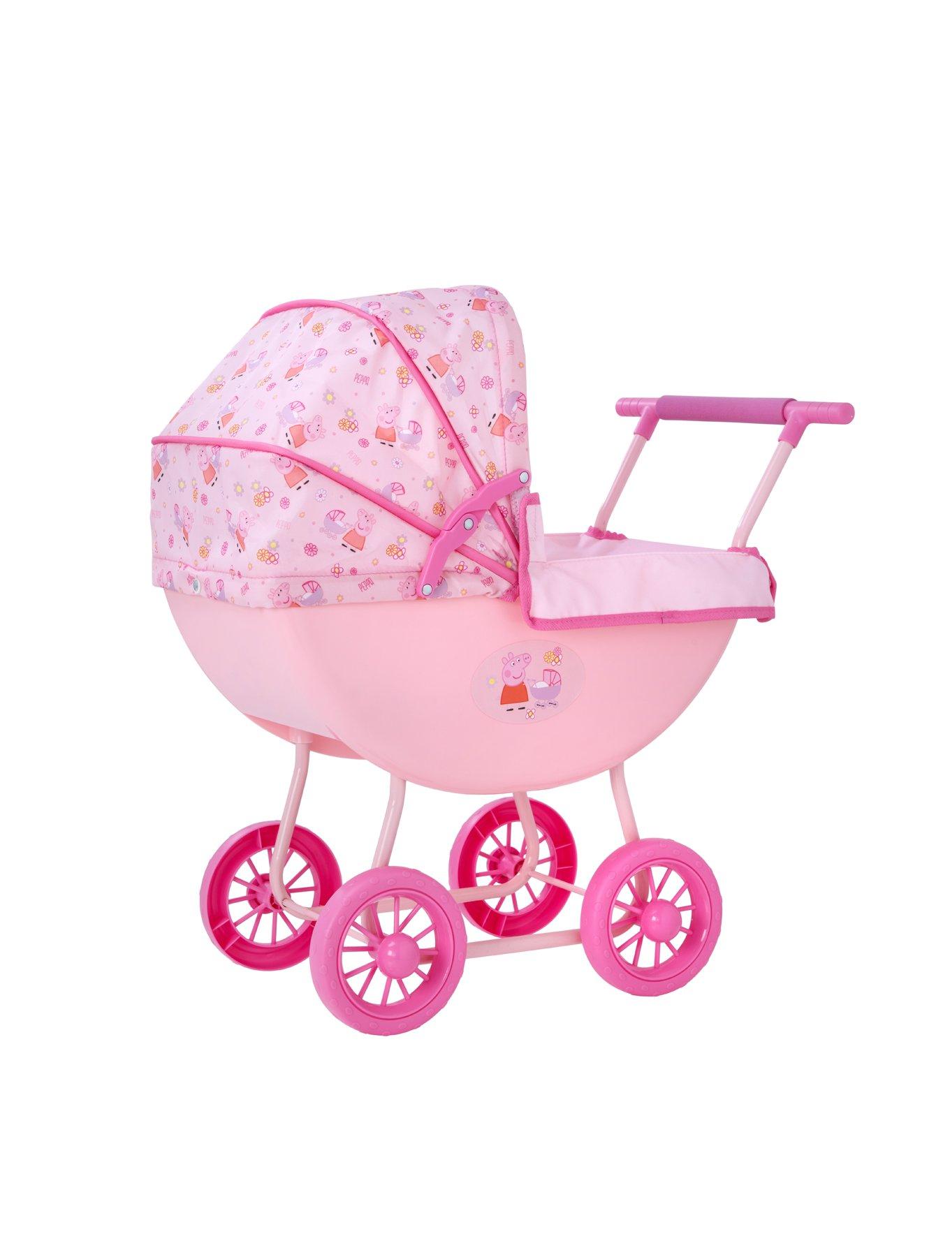Image 5 of 6 of Peppa Pig Doll Pram with Blanket &amp; Pillow