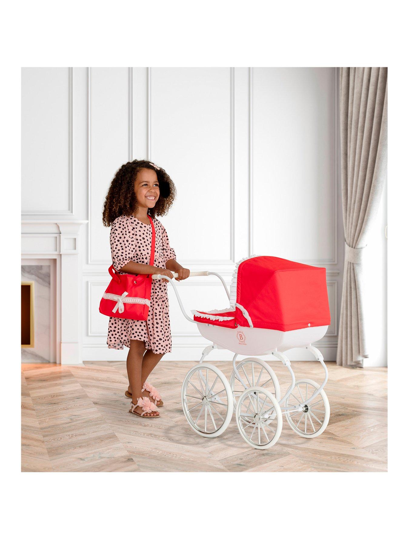 Bella Rosa Carriage Doll Pram Bundle 