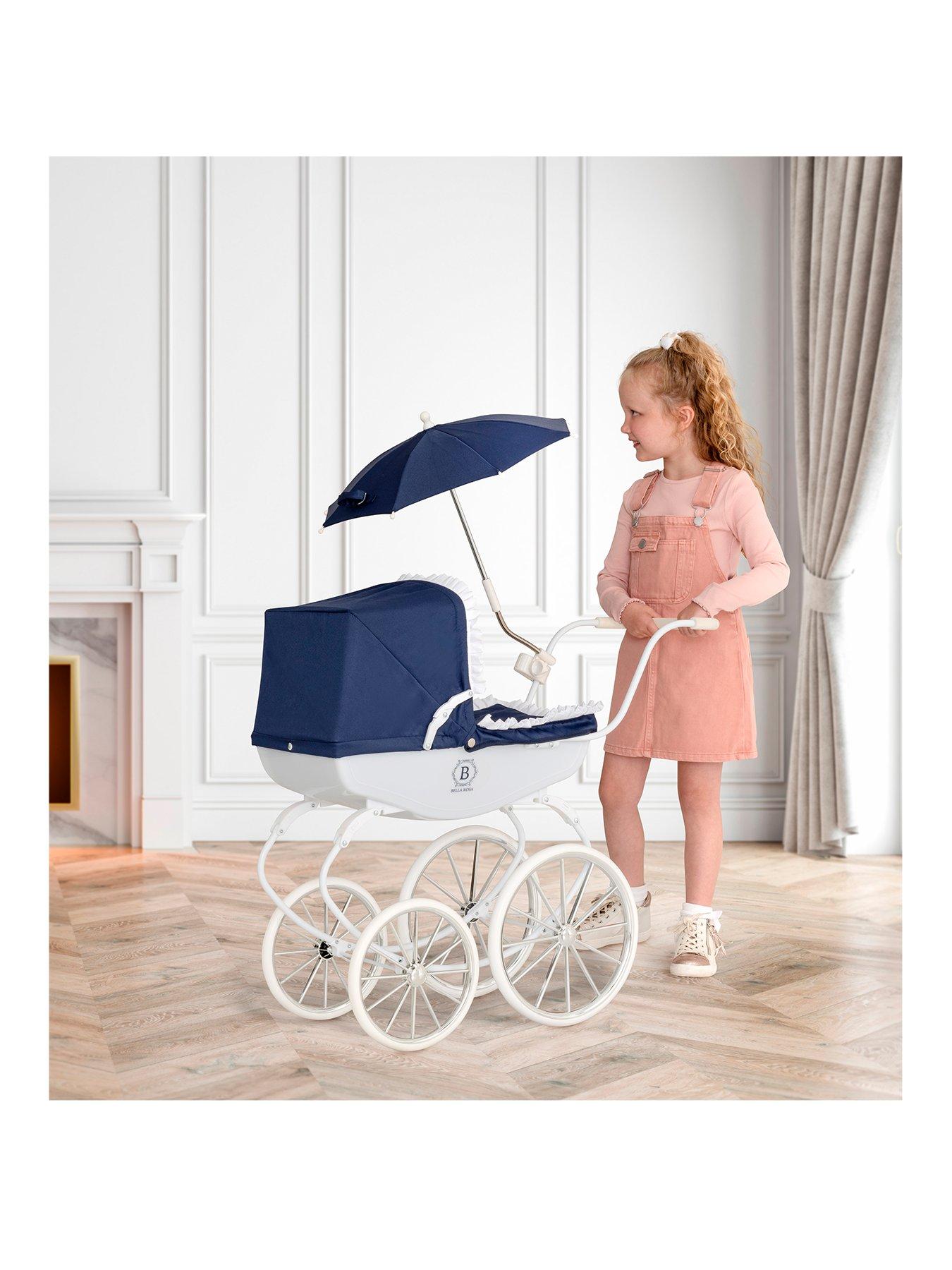 Bella Rosa Carriage Doll Pram Bundle