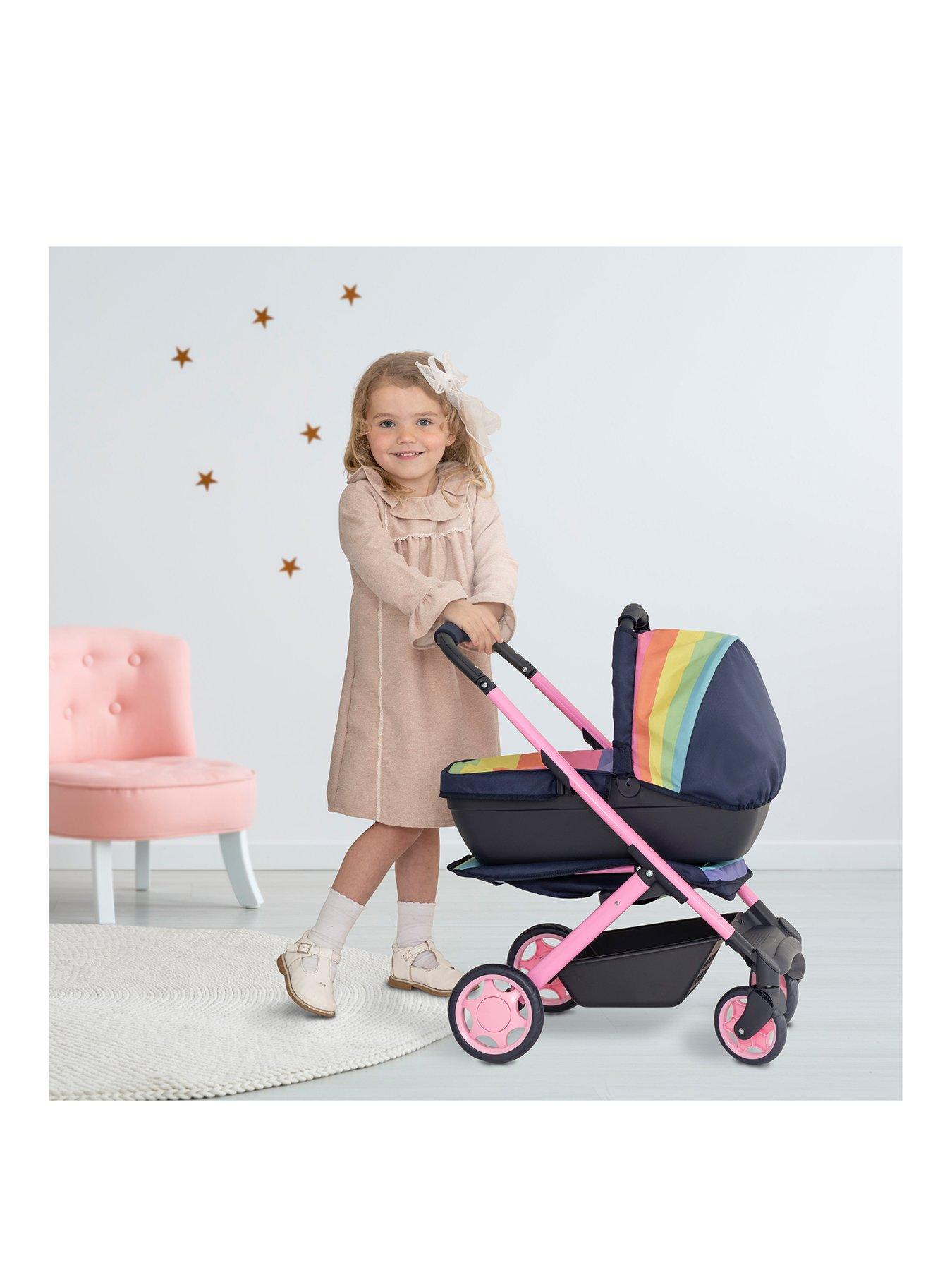 Rainbow 3 In 1 Doll Pram Littlewoods Com