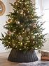  image of festive-slate-grey-willow-tree-skirt
