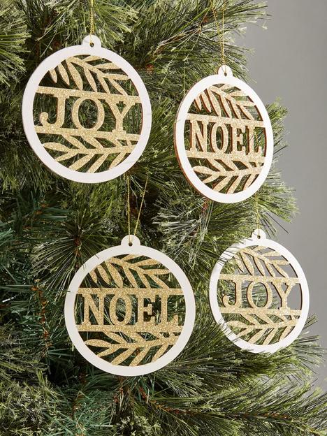 festive-set-of-4-white-laser-cut-round-disc-christmas-tree-decorations