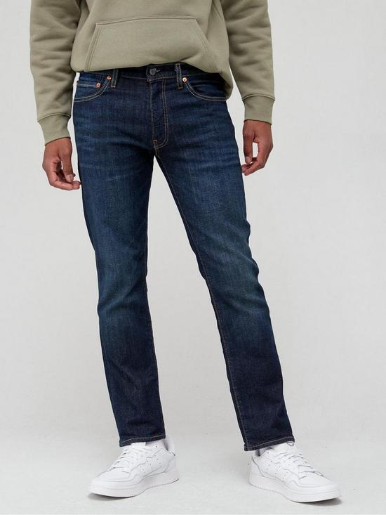 front image of levis-511trade-slim-fit-jeans-dark-indigo