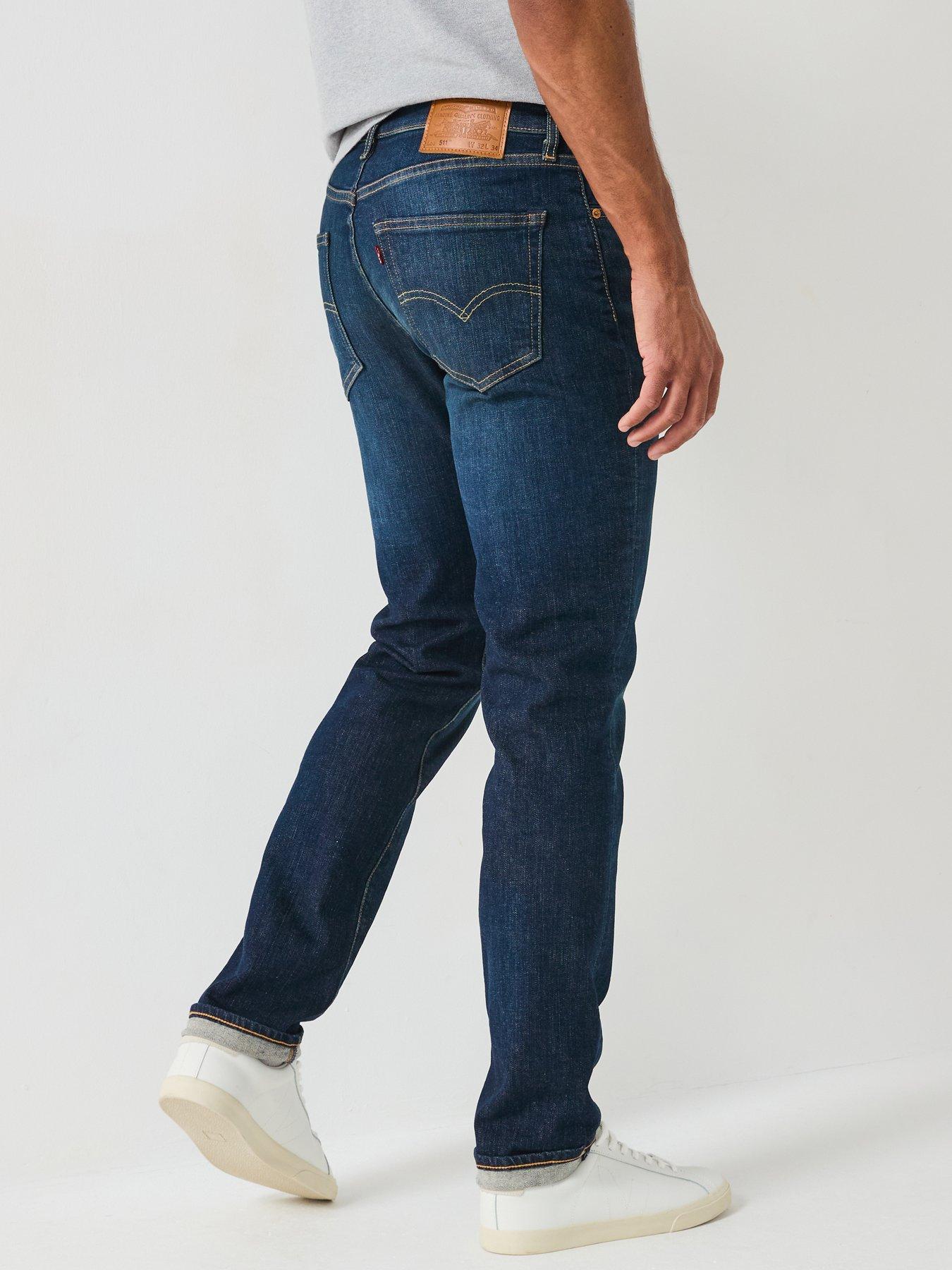 Levi's 511 Slim Fit Jeans Dark Indigo Blue Littlewoods