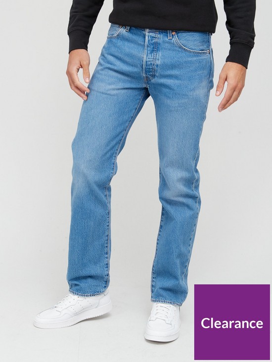 front image of levis-501reg-original-fit-straight-leg-jean-mid-blue