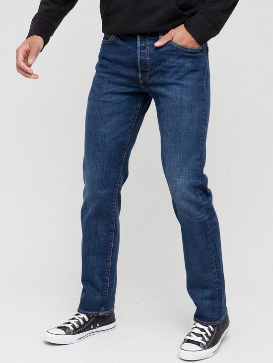 front image of levis-501reg-original-fit-straight-leg-jean-dark-blue