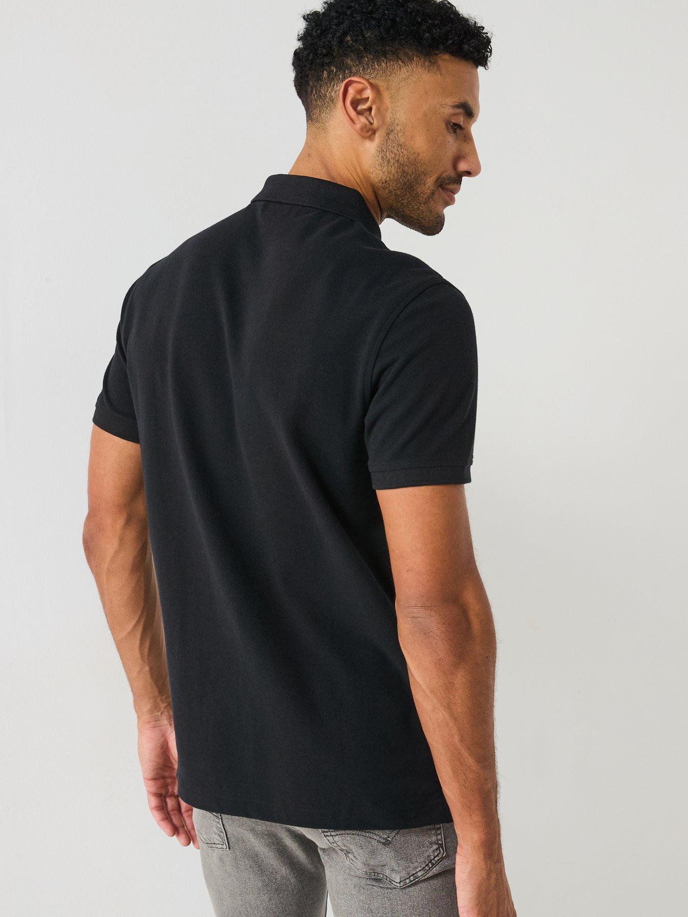  image of levis-embroidered-logo-polo-black