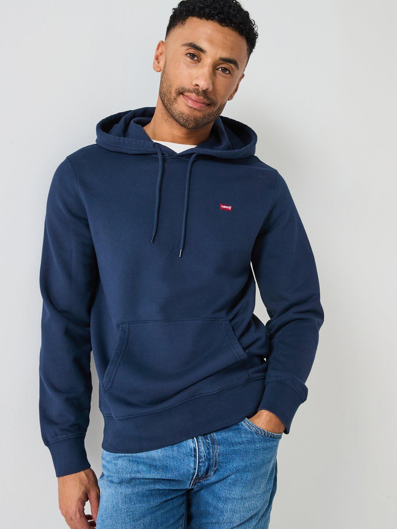 Levi's Embroidered Logo Overhead Hoodie - Navy