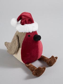 festive-22-cm-robin-with-santa-hat-door-stop
